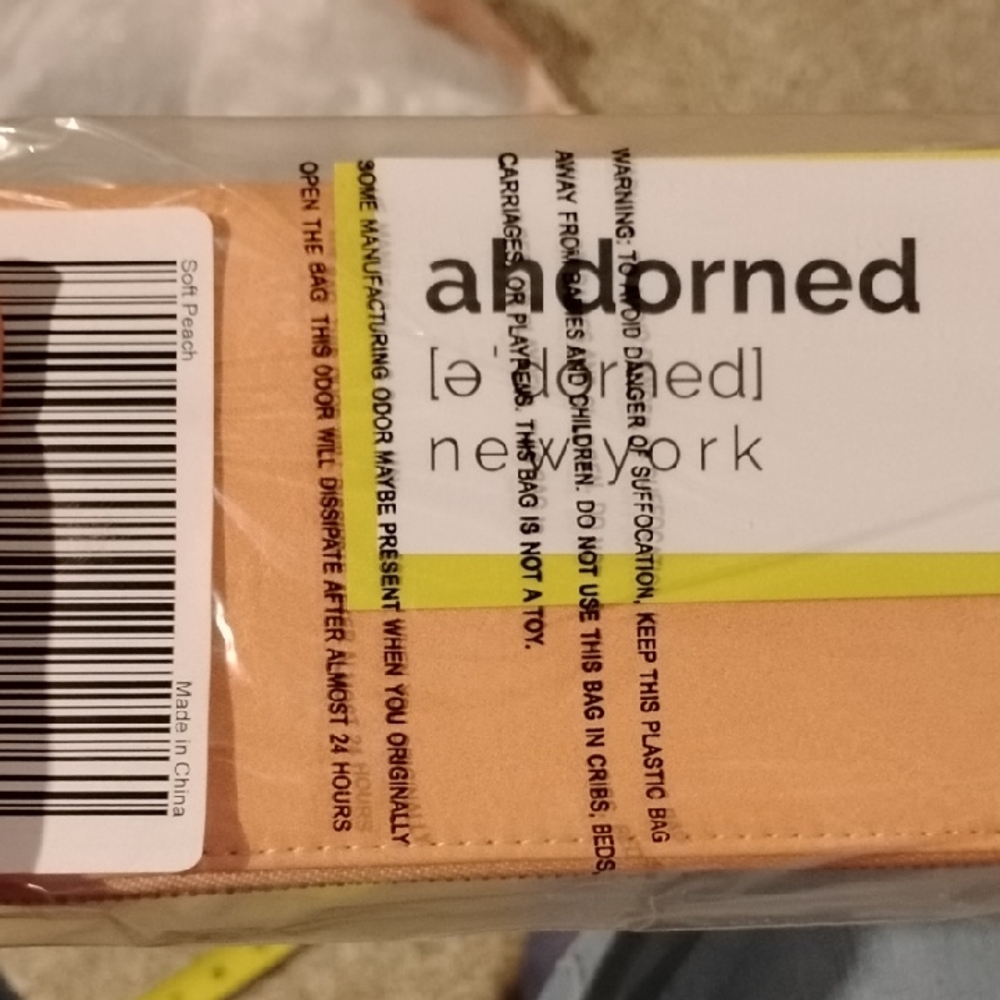 Ahdorned Soft Peach Wallet